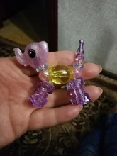 Uds divertido creativo DIY encanto pulseras trucos de magia Super brotando sorpresa chica magia brazalete de perro regalo