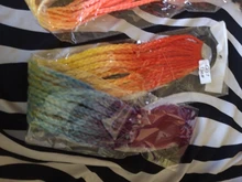 AZQUEEN-coleta trenzada sintética de 24 pulgadas con banda de goma, Anillo para el pelo, moño trenzado, coleta para el cabello