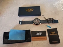 Relojes LIGE para hombre, reloj de pulsera de lujo de marca, reloj de cuarzo, reloj azul, reloj deportivo impermeable para hombr