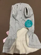 Coat Dress Teddy Poodle-Clothes Puppy Small-Pet Dog Winter Autumn with Letter Bowknot