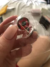 Pendientes de mariquita con Clip para las orejas, aretes de mariquita para Cosplay y mujer, aretes de lunares para chicas, regalos de fiesta, joyas de Anime 2020