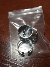 Conjunto de anillos circulares Punk para mujer, Hiphop/Rock, accesorios de dedo con índice de apertura, hebilla, anillo de cola de junta, joyería