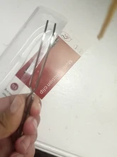 1pc pinzas de uñas artísticas de acero inoxidable acción cruzada pinzas multifuncional en forma de Clip de manicura curva alicate para uñas herramientas