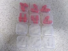 Tapones de silicona para los oídos con reducción de ruido, tapones de silicona suaves para los oídos, para natación, protectores para dormir, caja de 6 pares