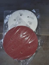 150mm Sandpaper Abrasive-Disc-Hook Grit Wood Aluminium-Oxide 240-Tools-Accessories 180