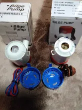 Bomba de sentina sumergible de alto flujo para jardín, motor de hidroavión, casa, solar, 1100GPH 750GPH 500GPH 350GPH 12/24VDC, nuevo estilo