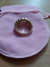 Anillos irregulares de croissant para mujer, Anillos geométricos circulares gruesas con texturas minimalistas, joyería 2021