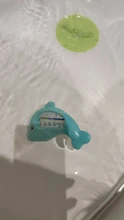 Termómetro de agua para baño de bebé, forma de delfín, temperatura, juguete para baño de bebé