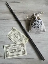 Juego de 27 tipos de núcleo metálico, varita mágica de Harry Potter, Poter, Dumbledore, Lucius, Ron, Voldmort, Hermione, entradas y Bolsa, sin caja