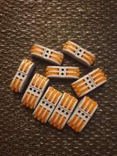 Cable-Connectors Splicing Push-In-Terminal-Block Fast-Wire Mini SPL-2/3 Compact Spring