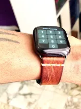 Correa de cuero de vaca hecha a mano para Apple Watch, repuesto para pulsera de 44mm, 40mm, 42mm y 38mm, Series SE 6, 5, 4, 3, 2, iWatch Watch