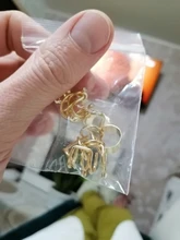 Pendiente de cartílago falso para mujeres y hombres, Clips de oreja sin Piercing, de hojas doradas, joyería, regalos al por mayor