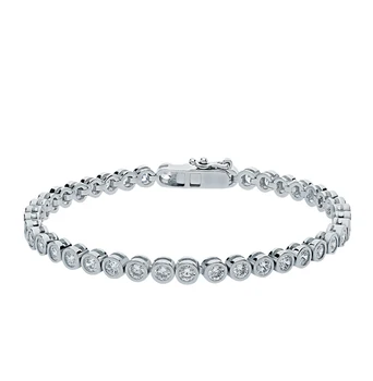 

Silver Bracelet with cubic zirconia sunlight sample 925