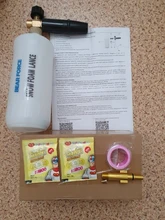 Generador de espuma para nieve, boquilla de espuma para pistola de jabón, espuma de lavado para coche BOSCH, arandela de alta presión