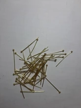 22 25 30mm 316 de acero inoxidable de oro bola plateada alfileres de cabeza fabricación de joyería 24-Calibre 50 unids/lote