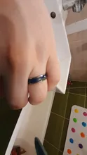Cambiando de Color anillos humor emoción sentimiento temperatura anillos para los hombres y las mujeres parejas anillos tono joyería fina TT @ 88