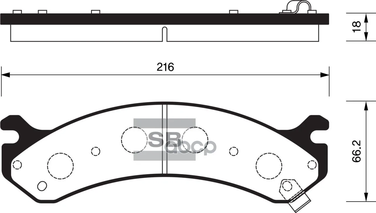 Колодки Тормозные Передние Sangsin Brake Sp1309 Sangsin brake арт. SP1309
