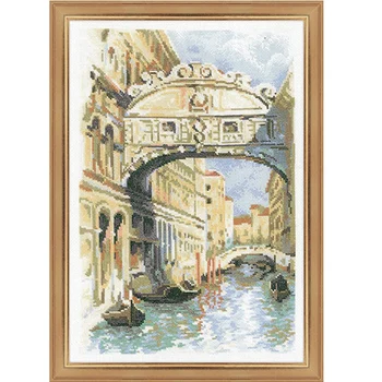 

1552 set for embroidery Riolis 'Bridge wire', 26*38 cm