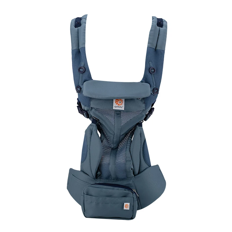 Egobaby omni 360 portabebes ergonómico multifunción transpirable bebе recien nacido cómodo portabebes mochila cochecito para chi - Цвет: mesh light blue