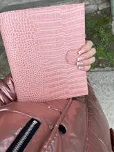 Moterm Luxe-planificador de anillos A5 con carpeta de anillos de 30mm, Agenda, organizador de granos Crocs, diario, Bloc de notas, cuaderno de bocetos