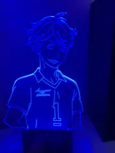 Led-Night-Light Table-Lamp Hinata-Figure Manga Gadget Bedroom-Decor Acrylic Anime Haikyuu