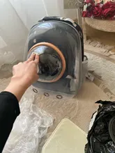 Bolsa de viaje de burbuja con ventana de astronauta, cápsula espacial transpirable, mochila transparente, mochila portamascotas, mochila para perro y gato