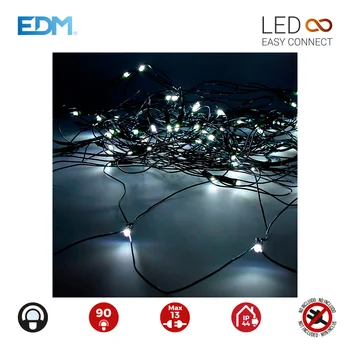 

CURTAIN NETWORK EASY-CONNECT 2X1,5M 90 LEDS COLD WHITE 30V (INDOOR and OUTDOOR use) EDM OUTRIGHT 1,62W