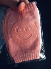 Coderas antideslizantes para niños pequeños, accesorios para bebés, rodilleras con sonrisa, Protector, rodillera de seguridad, calentador de piernas para niñas y niños