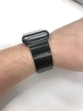 Correa de acero inoxidable para Apple Watch, banda de 44mm y 40mm para iWatch de 42mm/38mm, pulsera de Metal de mariposa para Apple watch serie 5 4 3 se 6