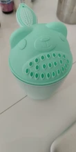 Baño del bebé cascada enjuagadora niños champú enjuague taza de ducha de baño de lavado de cabeza niños baño ducha de bebé cucharas niño lavado