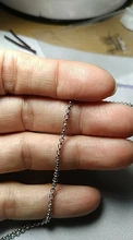 5 metros/lote de cadenas de collar de acero inoxidable BL O para manualidades, hallazgos de joyería, materiales, suministros hechos a mano