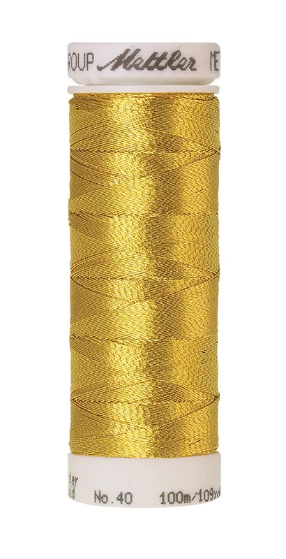 Нить для вышивания металлик AMANN GROUP METALLIC METTLER, цвет 0490, 100 м