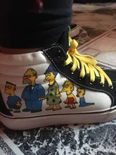 Zapatillas de lona con estampado de dibujos animados para hombre y mujer, zapatos vulcanizados de alta calidad para monopatín, primavera y verano