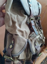 Mochila de lona encerada impermeable para hombre, morral de ocio, bolso escolar de viaje, mochila para portátil, bolsos de hombro vintage para hombre