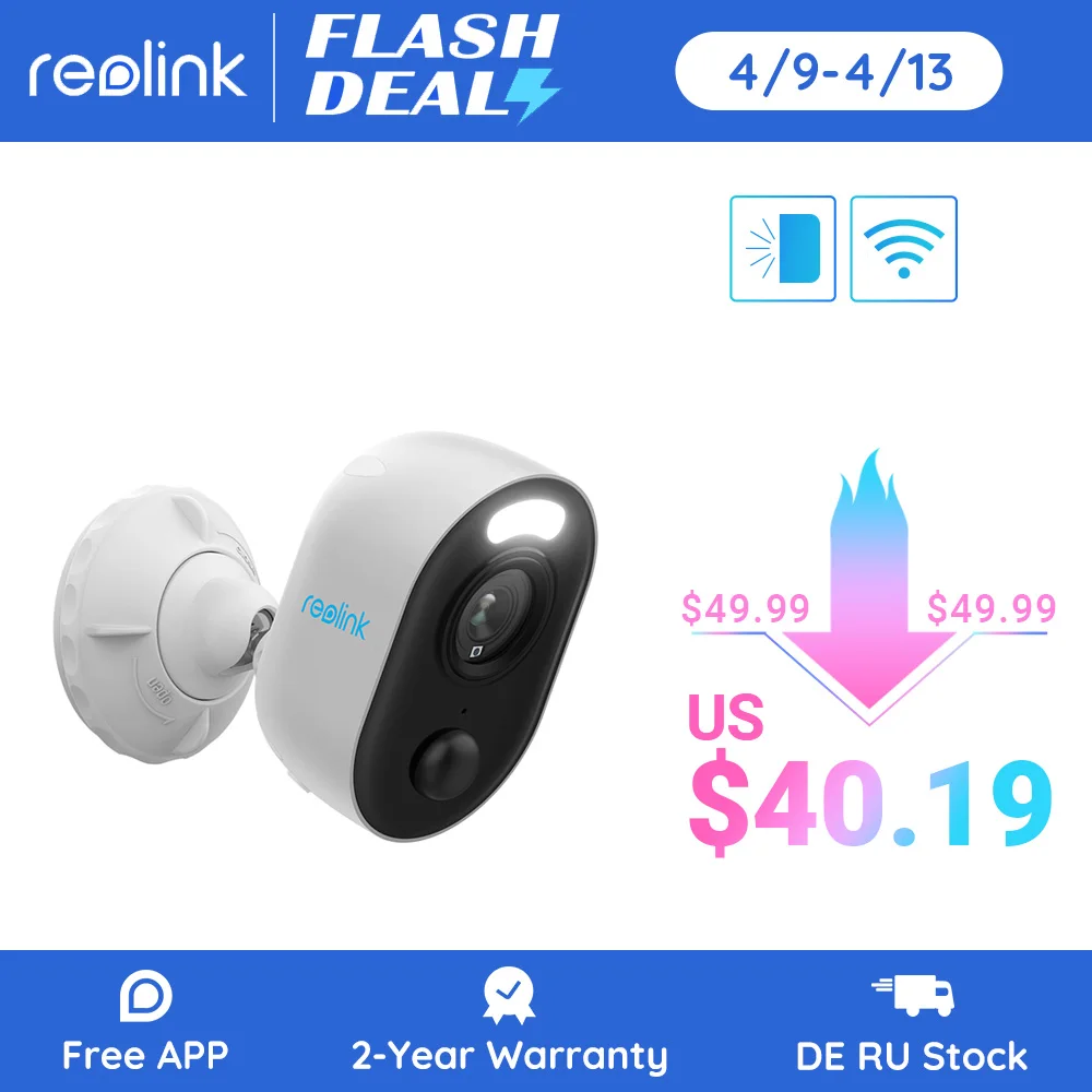 Reolink Lumus proyector WiFi cámara IP 1080p Color Full HD noche visión PIR 2-Audio 2MP de interior al aire libre cámara de seguridad de casa