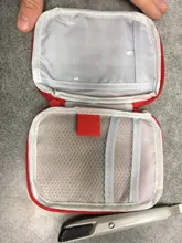 Kit de primeros auxilios de viaje portátil, bolsa médica de emergencia para Camping al aire libre, pequeño organizador divisor de almacenamiento de medicina