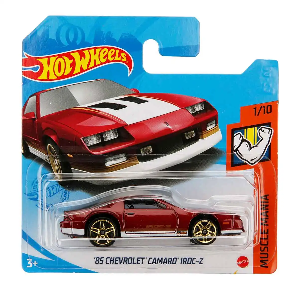Hot Wheels Camaro Pack 2017 Camaro ZL1 and '85 Chevrolet Camaro Iroc-Z Collectable Diecast Toy Car Miniature 1:64