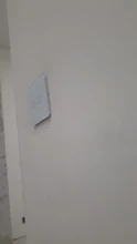 LIVOLO 2 lámparas Toque pared Interruptor de luz, templado panel de vidrio, rojo azul iluminar desde el fondo,dedo el sensor