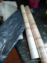 Stick Wallpaper Texture Wood Kitchen Removable Peel Light Self-Adhesive for Cupboard