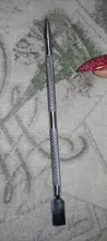 Empujador de cutículas de doble cabeza de acero inoxidable, herramientas para manicura 2021, antideslizante, eliminador de cutícula de uñas, accesorios, 1 Uds.