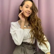 Short Blouses Womens Tops Long-Sleeve Vintage Square-Collar Casual Simple New Bow Solid