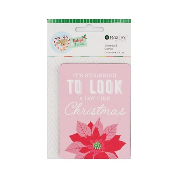 

CRZCrafter Cardboard Journal Cards Double Side Printing Christmas DIY Craft Scrapbooking Project Album Decoration Embellishments