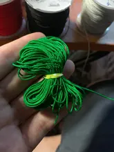 10 metros/lote de hilo de nailon de 0,8mm, cuerda de macramé con nudo chino, pulsera trenzada, borlas, hilo para ABALORIOS