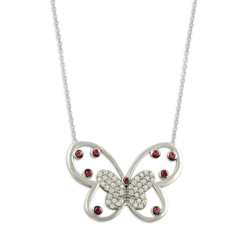 

Merve Gümüş'ten 925 Sterling Zircon Butterfly Necklace