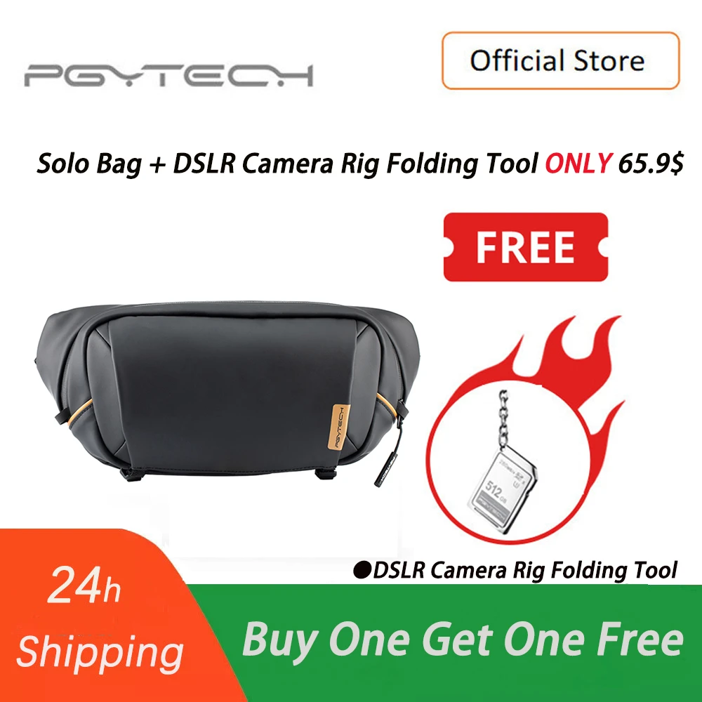 PGYTECH Onego Camera Sling Bag New Fanny 3L Waist Bag Small Camera Shoulder Bag Outdoor Travel Photography Bag for Men and Women camera bags for men