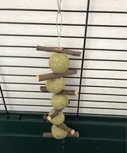 Toys Hanging-Cage Hamster Teeth-Grinding Rabbit-Tree Grass-Ball Branch Pet