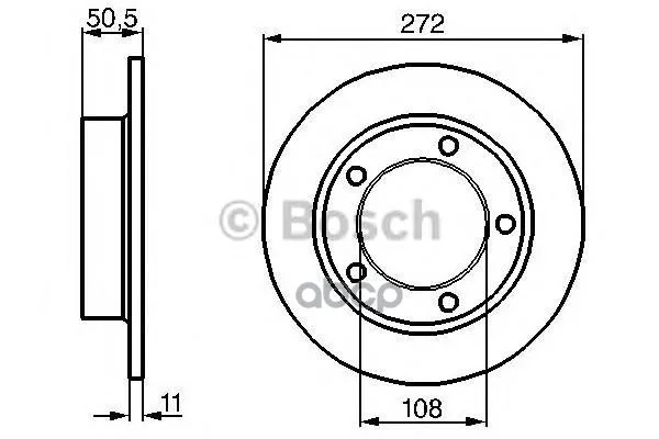 Тормозной Диск Premium 1 Bosch арт. 0986478746