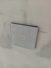 Esooli-Interruptor táctil de pared para el hogar, con wifi, 1 sentido, estándar de la UE, Tuya/Smart Life/ewelink, 2 entradas, control de voz por Google Home, Amazon Alexa