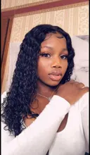 Peluca Frontal de encaje con ondas al agua, cabello humano Sdamey 13 × 360 × 6, encaje rizado profundo, Frontal, brasileña, 28, 30, 40 pulgadas, 4x4, cierre, 4/13