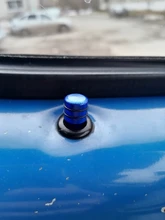 Pasadores de bloqueo de puerta de Seguridad automotriz automático de aleación de aluminio, 5 colores, perilla de bloqueo de puerta Interior de coche y camión, pasadores de tracción